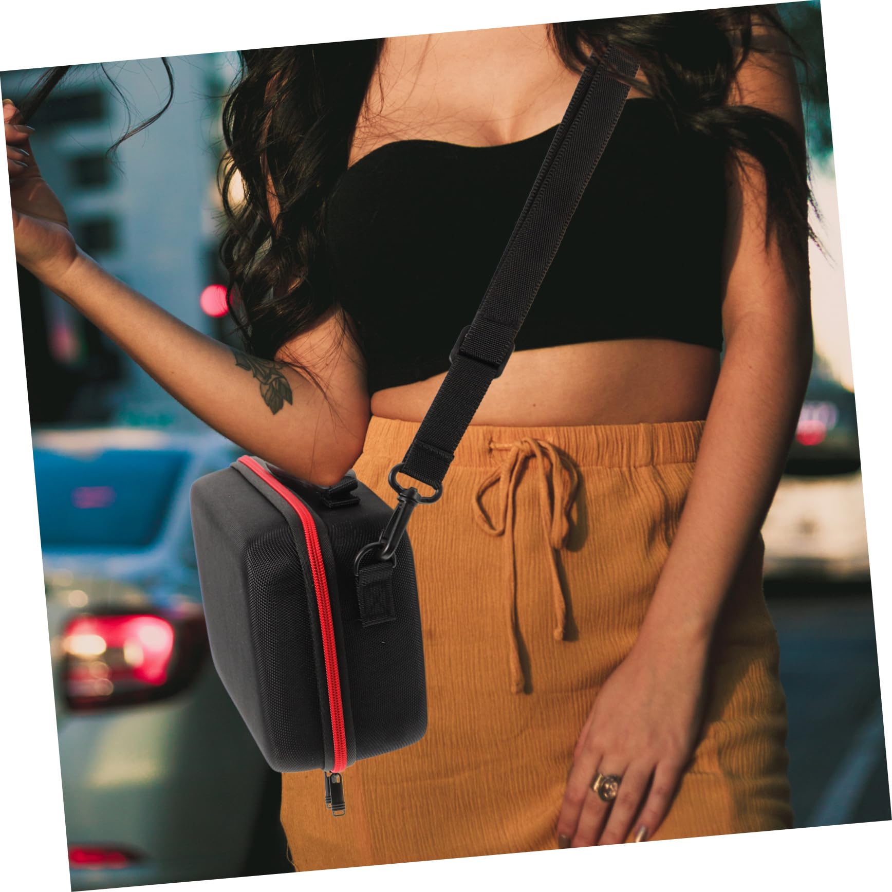 jojofuny Sacchetto Di Immagazzinaggio Digitale Sacchetto Della Macchina Fotografica Borsa Fotografica Esterna Per Lo Zaino Custodia Rigida Con Schiuma Piccola Fotocamera Borse Custodia Per
