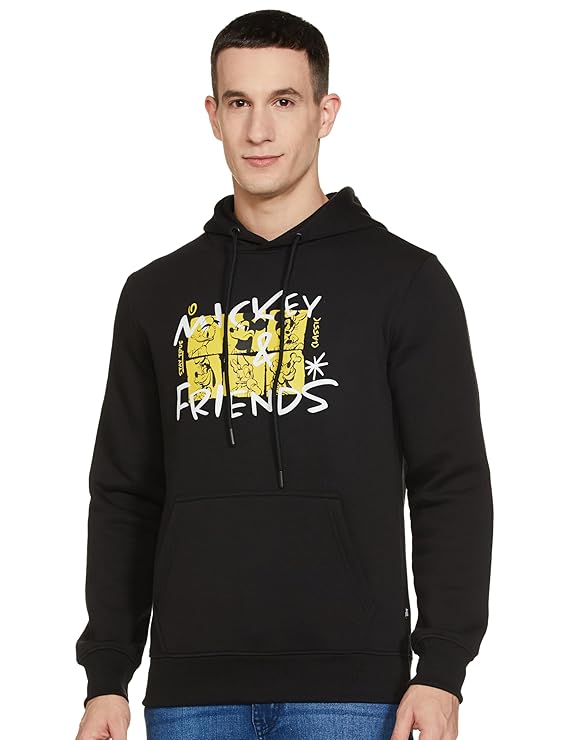 Symbol Men's Cotton Hooded Sweatshirt