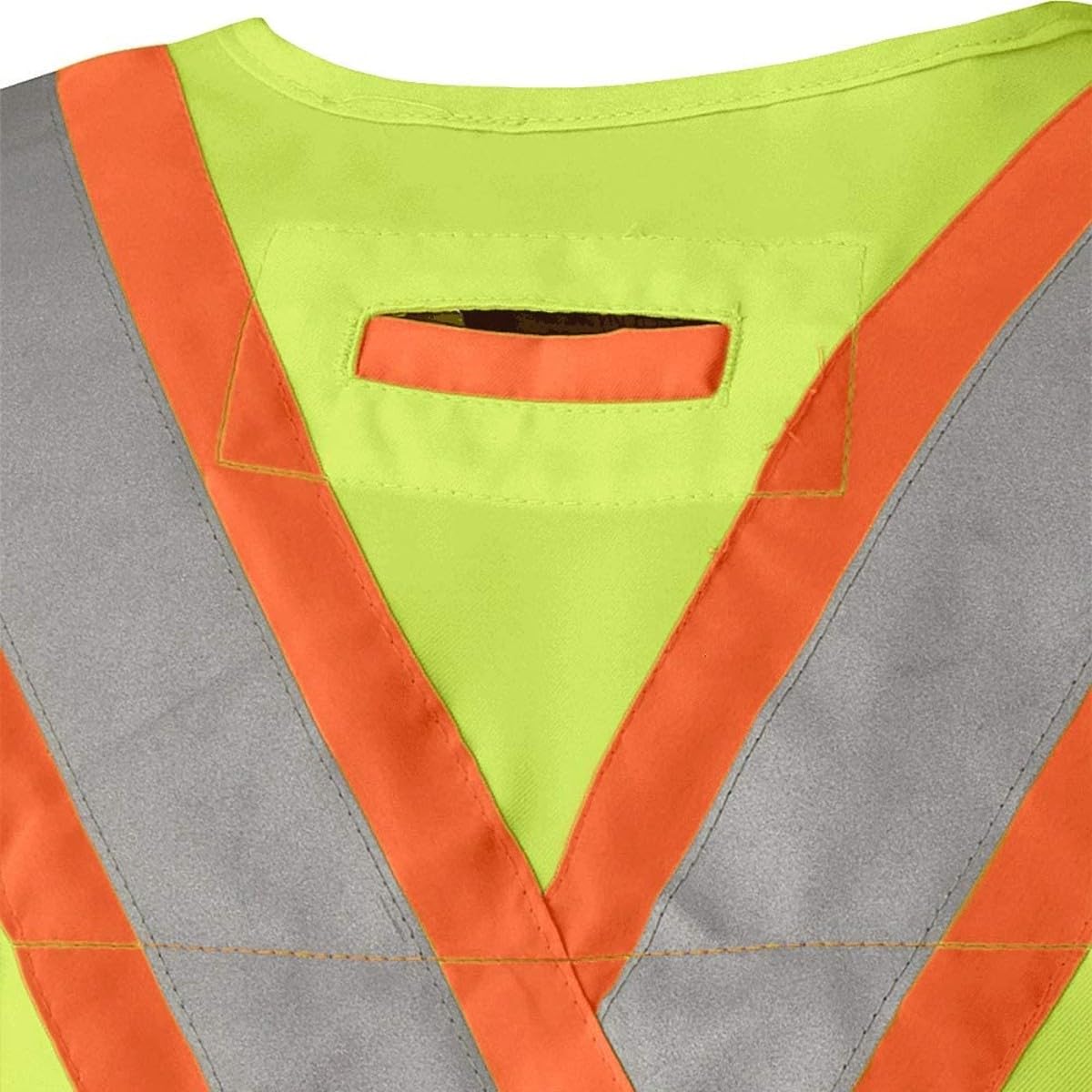 Pioneer Hi Vis Surveyor's Safety Vest - Engineer Style - Breathable Mesh & Reflective Tape - 7 Pockets - Hi Vis Yellow/Green