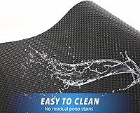 Vista 5 de MRREPTILE Alfombra de sustrato de reptil, sustrato de dragón barbudo, forro de terrario de tanque de reptiles para leopardo, Gecko, lagarto