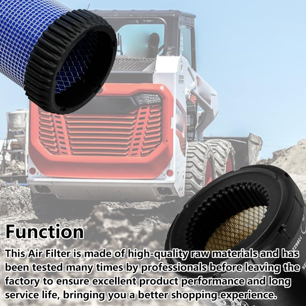 7386224 7386225 Air Filter Fit for Bobcat Loader T62 T64 T66 T76 S62 S64 S66 S76 Replace SA160155 SA160154