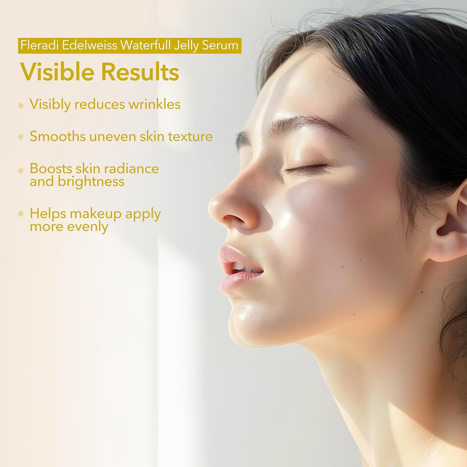 Edelweiss Essence: 30% Flower Extract Jelly Serum - Non-Sticky Hydration, Crafted by Renowned Korean Skincare Experts - Image 3