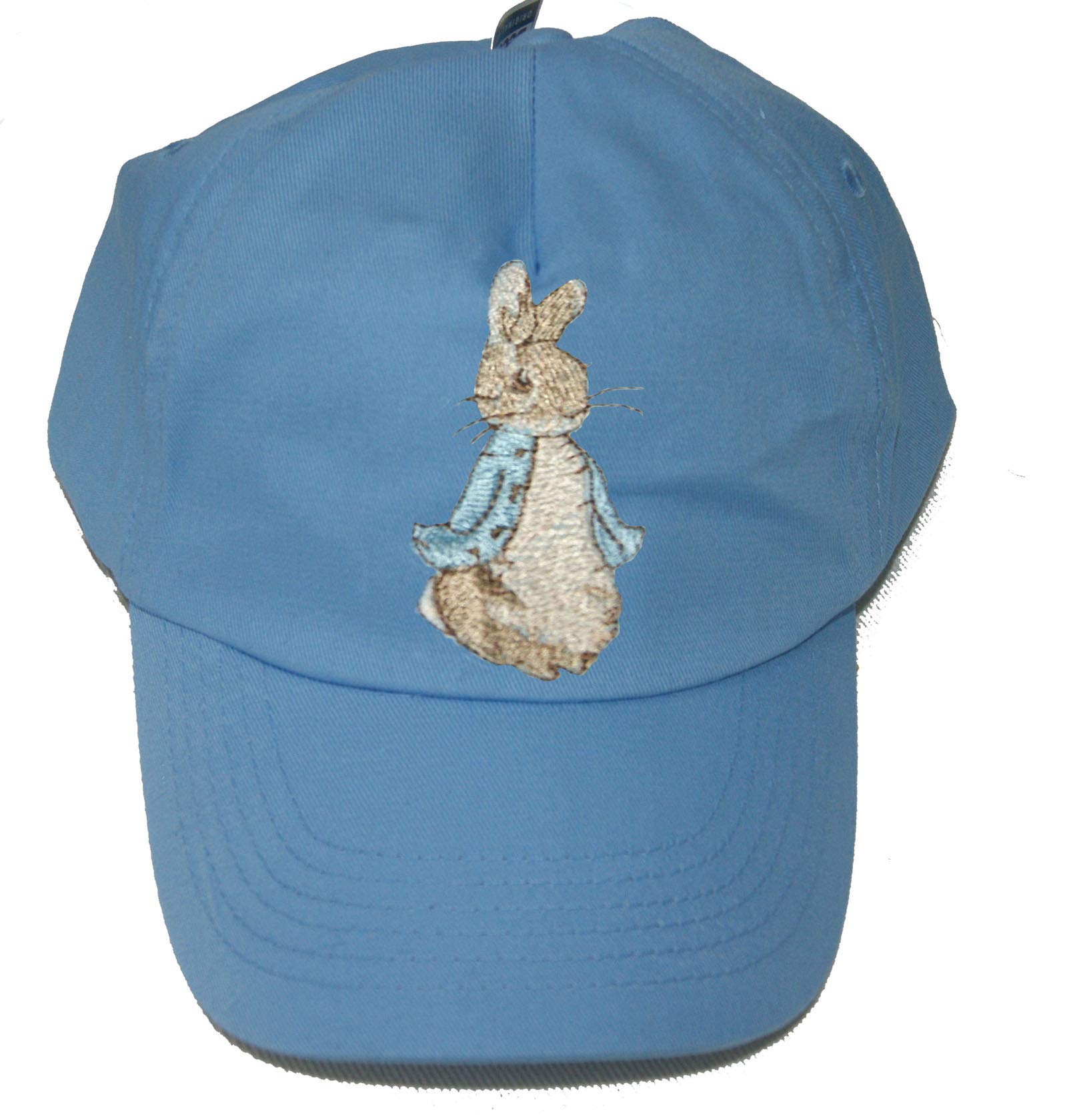 Sew Sew Special Boy’s Personalised Peter The Rabbit Base Ball Cap. (Blue)