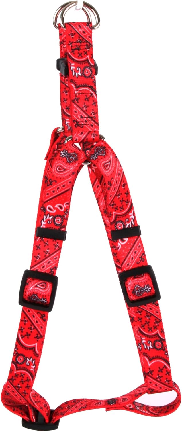 Yellow Dog Design Argyle Purple Step-in Dog Harness 1" Wide and Fits Chest Circumference of 25 to 40", Large