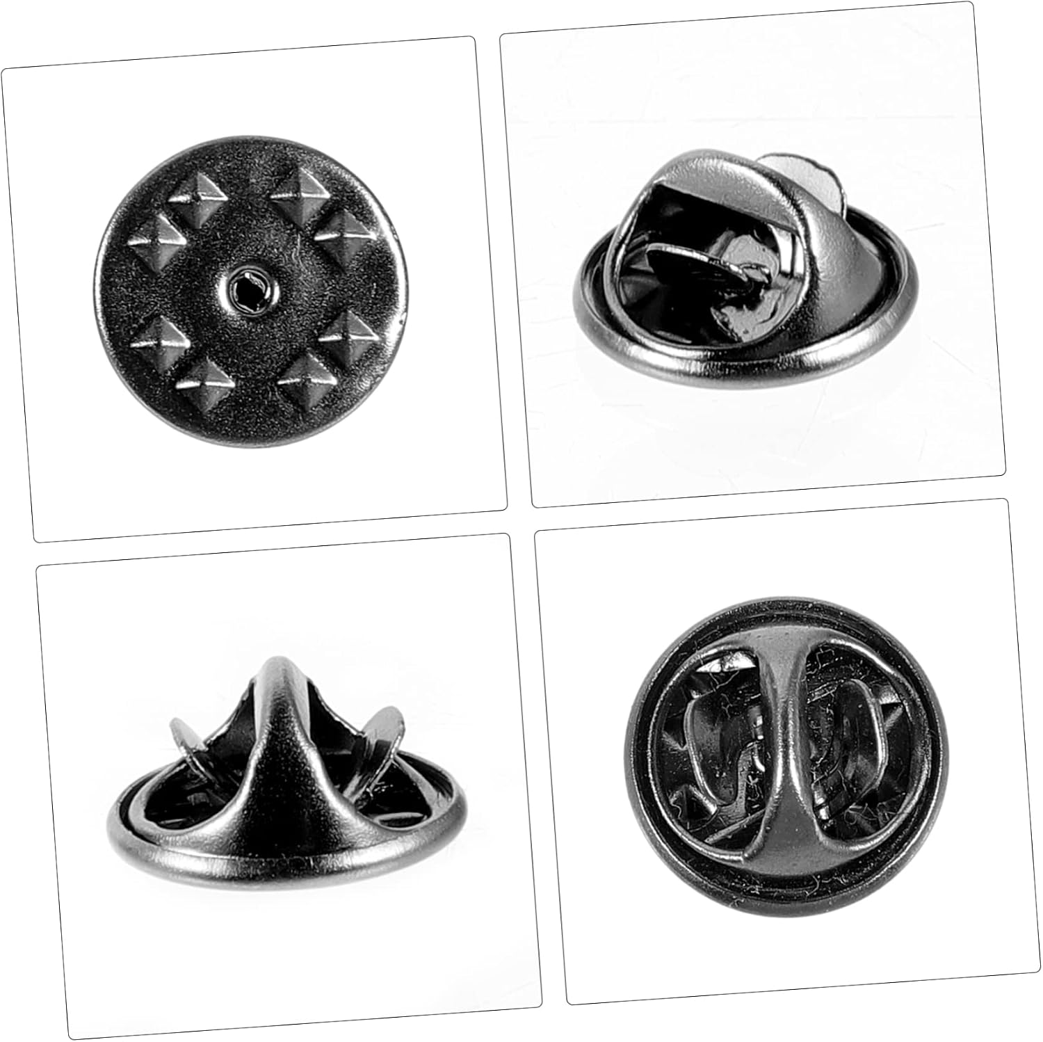 STOBOK 500pcs Butterfly Shaped Locking Pin Backs DIY Craft Pins Brooch Making Supplies Jewelry Making Accesories