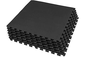 0.56 Inch Thick Exercise Equipment Mats with Rubber Top