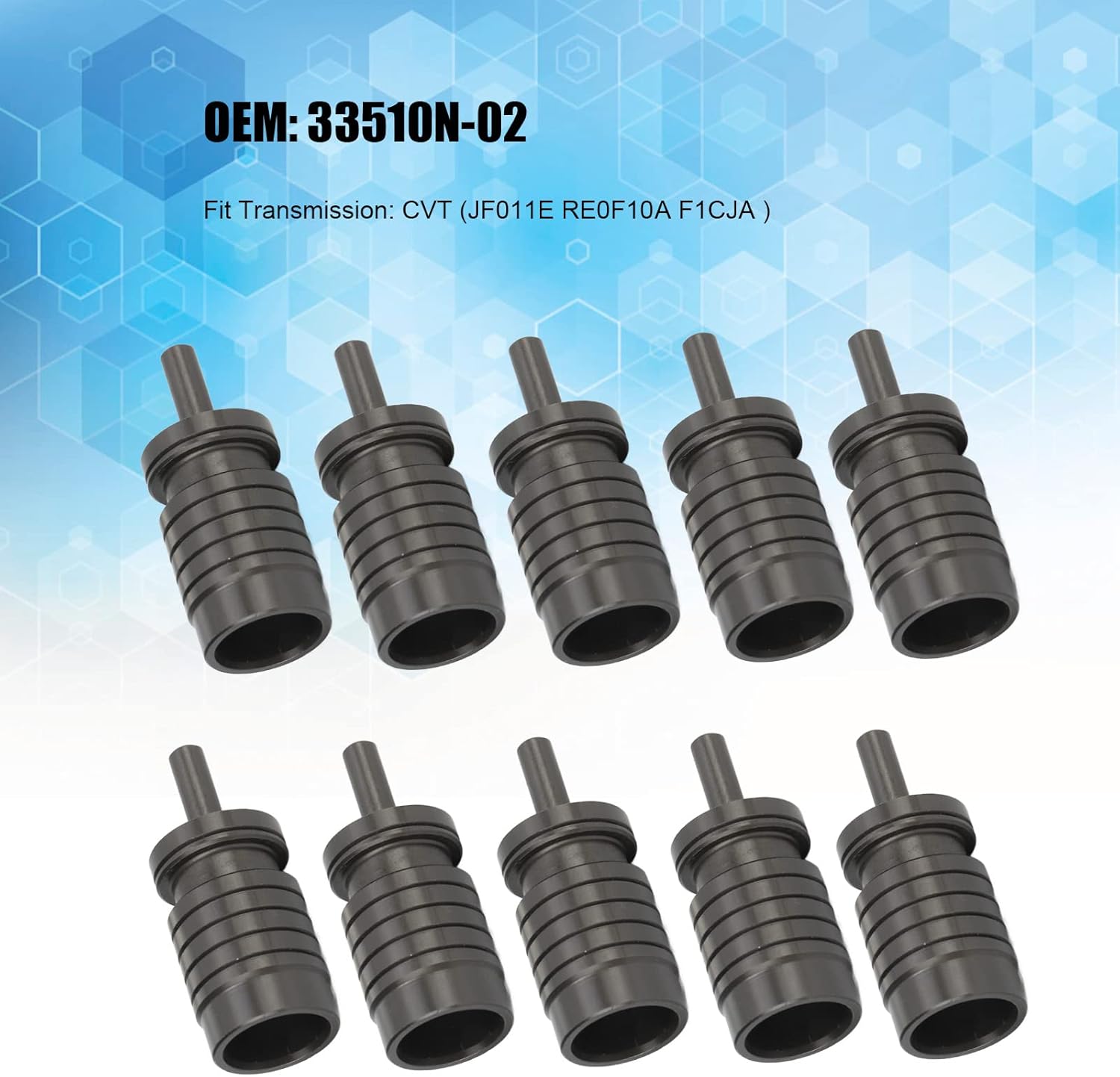 33510N?02, 10pcs Trans Oil Pump Plunger Antirust Car Pump Control Valve Aluminium Alloy for CVT JF011E RE0F10A F1CJA, Batteries and Power, power converter