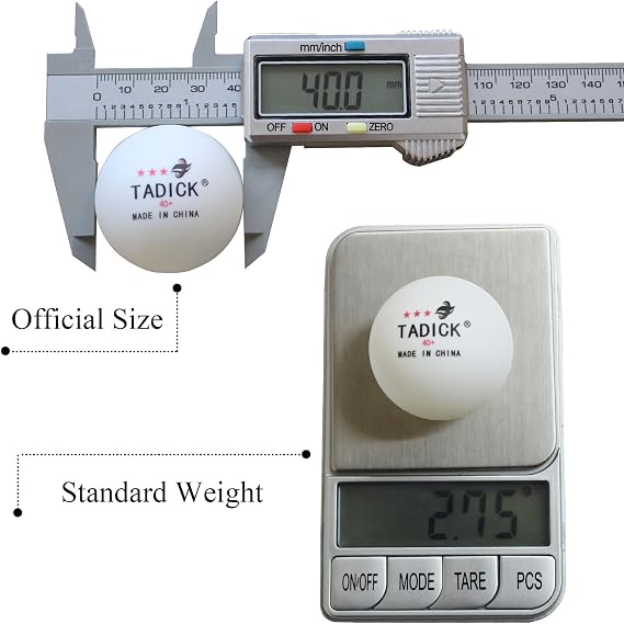140 Pack Practice Ping Pong Balls, 3-Star Training Table Tennis Balls, Bulk Pong Balls