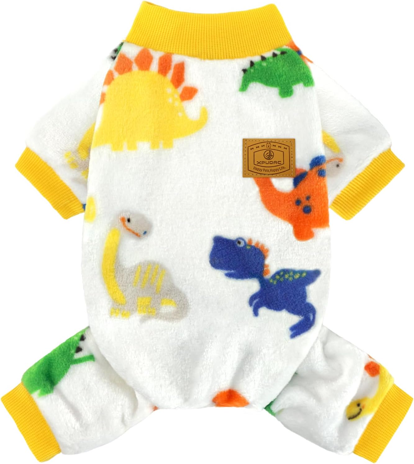 XPUDAC Dog Pajamas Fleece Dog Sweaters for Small Medium