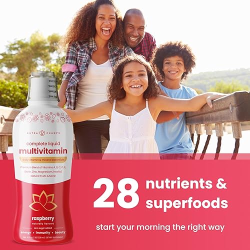 Miniatura 7 de NutraChamps Gomitas de biotina (paquete de 2) y multivitaminas líquidas, paquete de 3 unidades