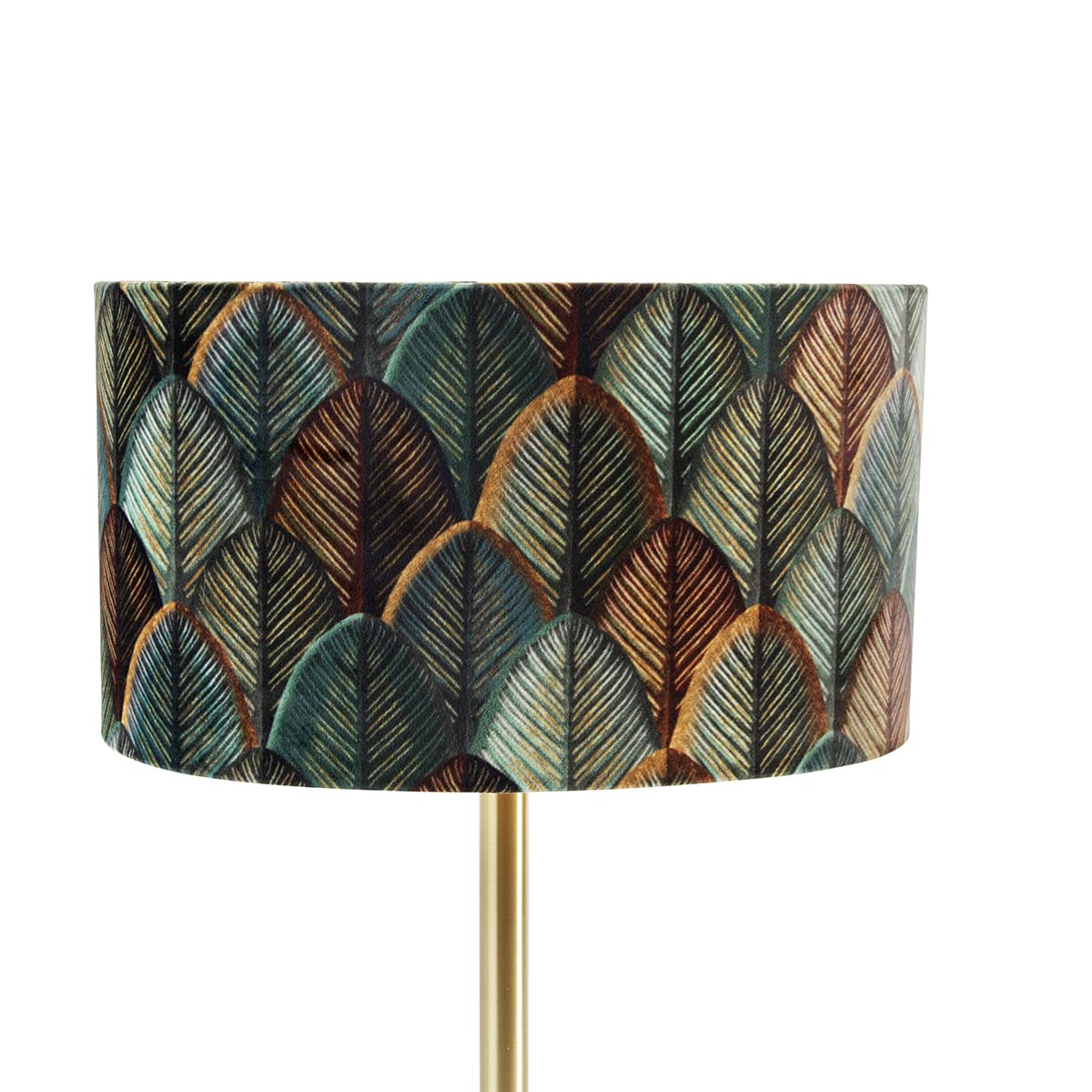 Qazqa lampada da tavolo con paralume moderno oro/ottone 55cm Simplo Shade