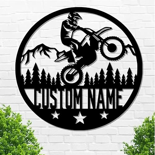 Miniatura 33 de Letrero de metal personalizado para pared de motocicleta con bandera de EE. UU., letrero de metal personalizado para motocicleta, garaje, regalo