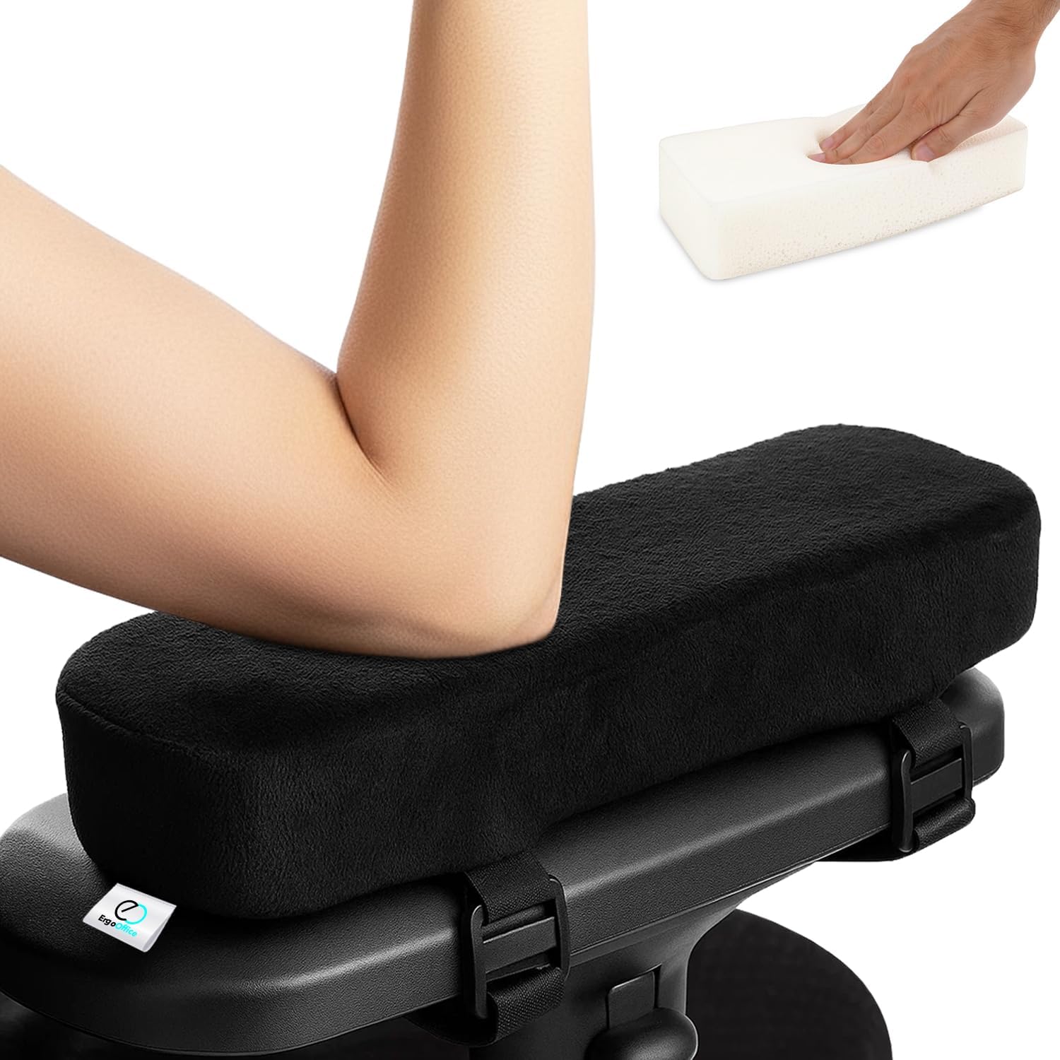 ComfortMax Pro Office Chair Armrest Pads Memory Foam Thick