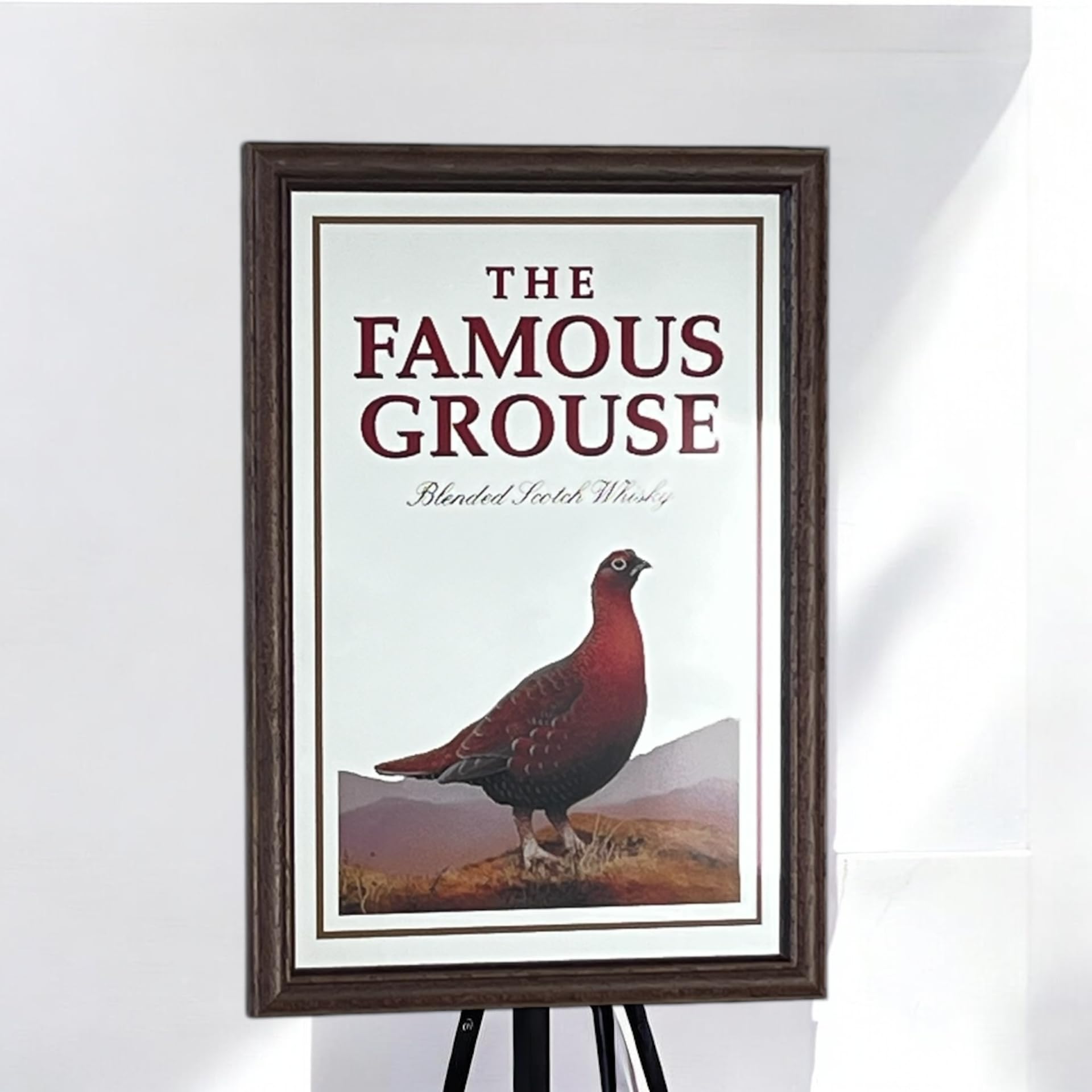 Famous Grouse Brown Large Mirror