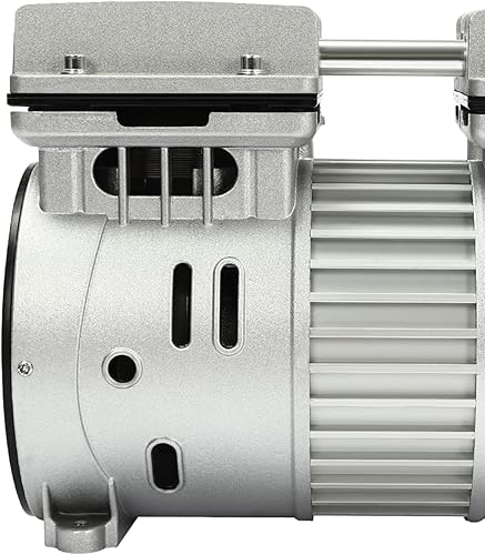 Miniatura 9 de Bomba de aire silenciosa sin aceite, cabezal de bomba de aire pequeño de 110 V 550 W, motor de cobre, bombas de vacío sin aceite de 1700 RPM,