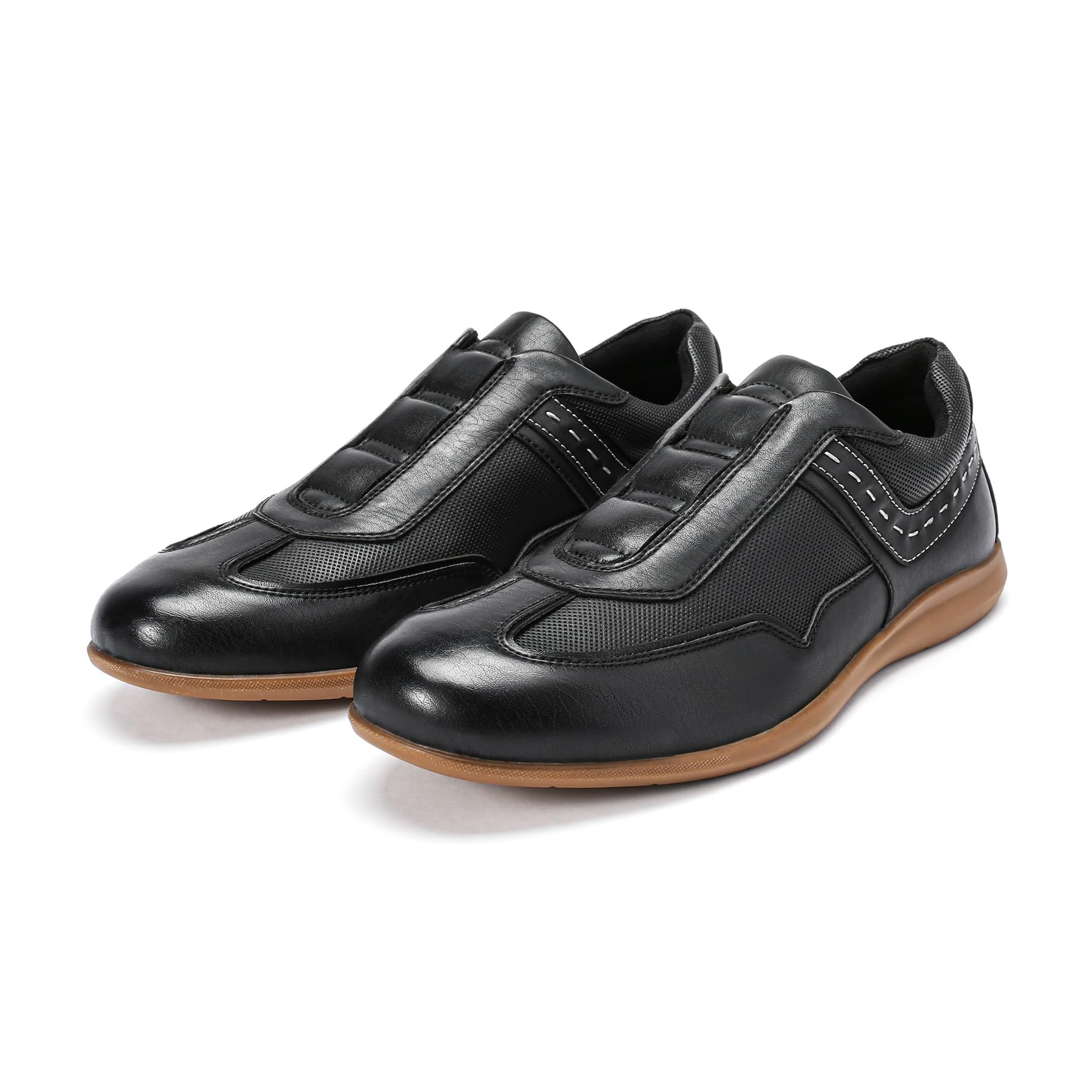 Allthemen Scarpe Uomo Casual Slip-on Elasticizzato Sneakers da Ginnastica Piatto Stile Mocassino Morbido