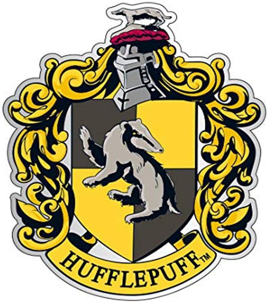 Hufflepuff Crest Enamel Pin
