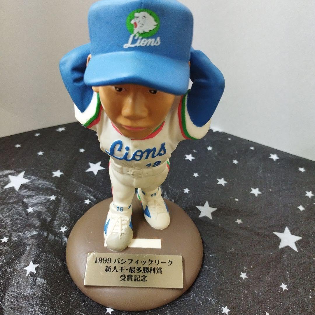 松坂大輔*1999 新人王最多勝利賞記念 フィギュア 西武ライオンズ