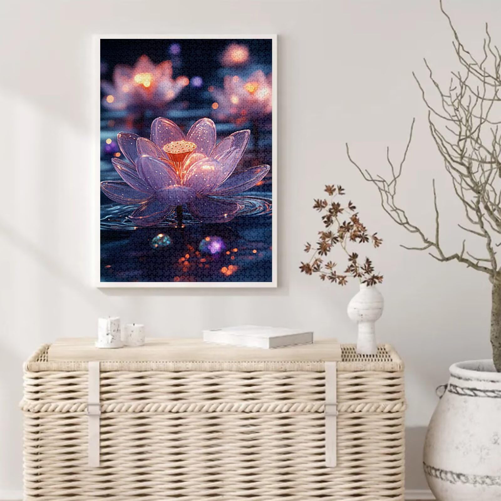 Blumen Puzzle 2000 Teile Erwachsene, Traum Puzzle Design für Erwachsene Anfänger, 5D HD Farbepuzzel Poster Design mit Geschenkbox Verpackung for Zimmer Deko Wohnzimmer, Geschenke für Frauen, Model798