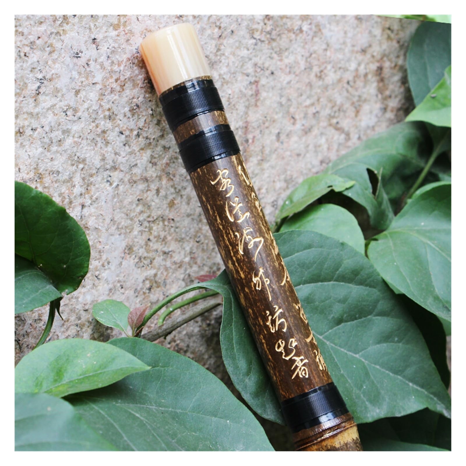 Flute de bambou débutants jouer sifflet instrument de flûte de bambou adulte Sifflet Professionnel en bambou(clé C)