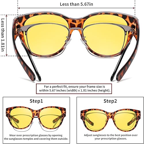 Miniatura 2 de HAOLOTA Gafas de sol polarizadas para mujer, lentes de sol de ojo de gato a la moda, con protección UV