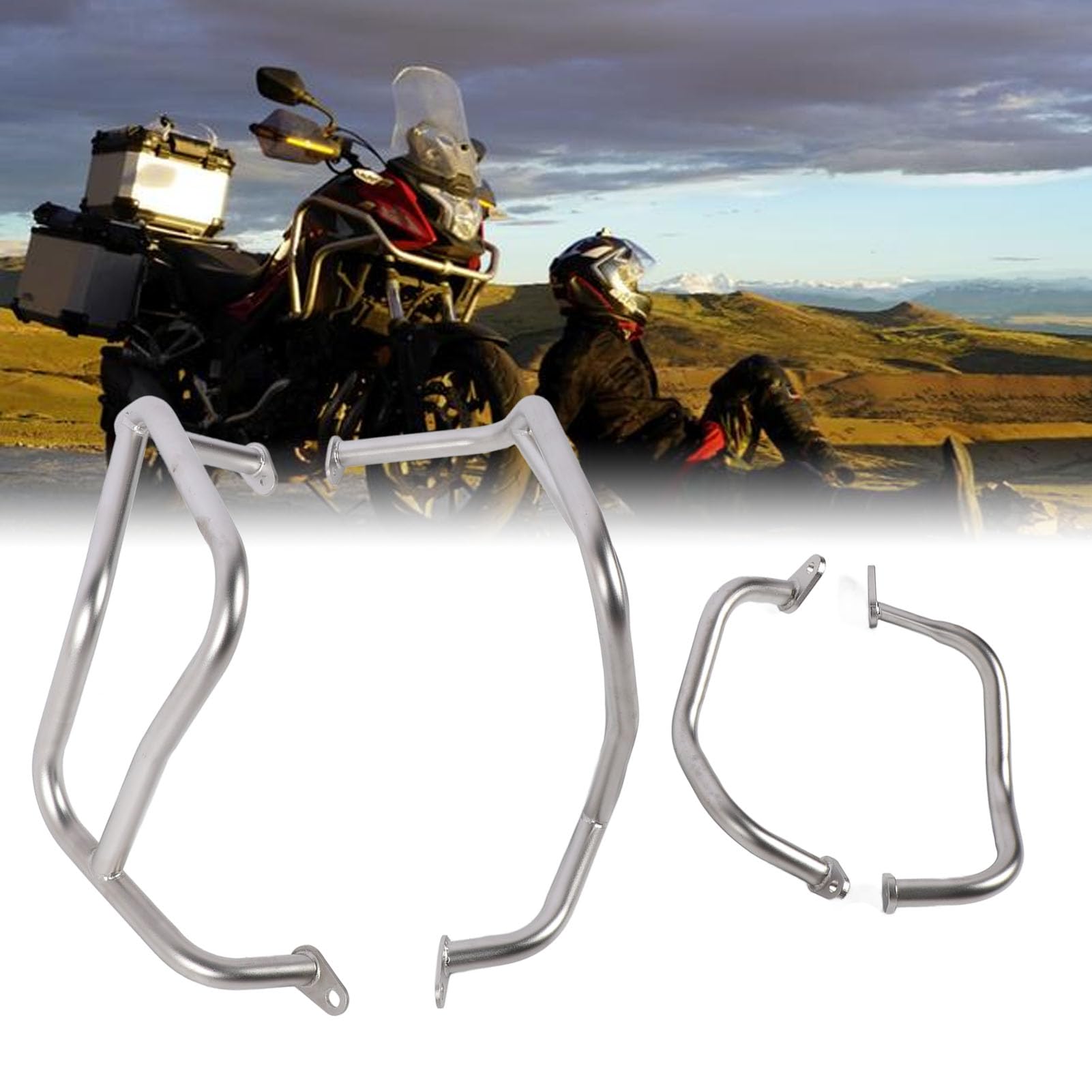 Protezione motore moto Crash Bar Protezione telaio superiore inferiore in acciaio inossidabile CB500 X CB400 X