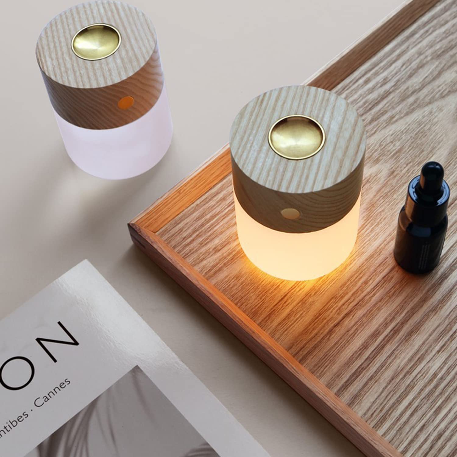 Difusor de Coche, difusor de Aceite Esencial USB, Mini humidificador portátil de Fragancia de aromaterapia para vehículo, Oficina, Viaje, hogar