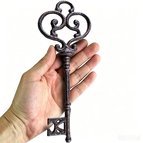 Cast Iron Skeleton Key Vintage Decorative Antique Keys for Party
