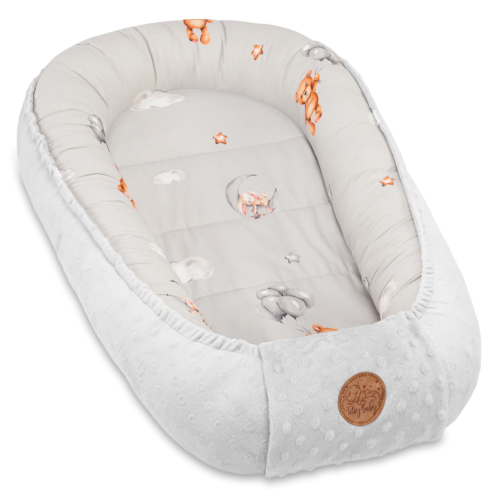 Riduttore lettino neonato - 90x50 cm nido culla pod cocoonababy babynest antisoffoco per bambina e bambino baby nest per neonati Orsacchiotti