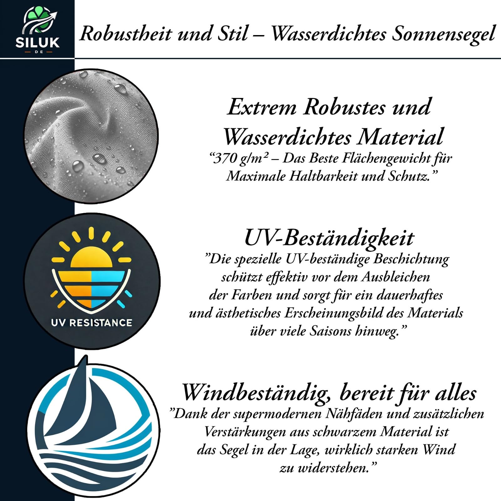 bestes material für sonnensegel Wasserdicht Sonnenschutz Garten mit befestigungen Leinen 100% Schutz vor UV-Strahlungen (3,6m x 3,6m, Grau) Outsunny Campingstuhl grau Polyester SF-Migration Vorbaulänge:90mm
