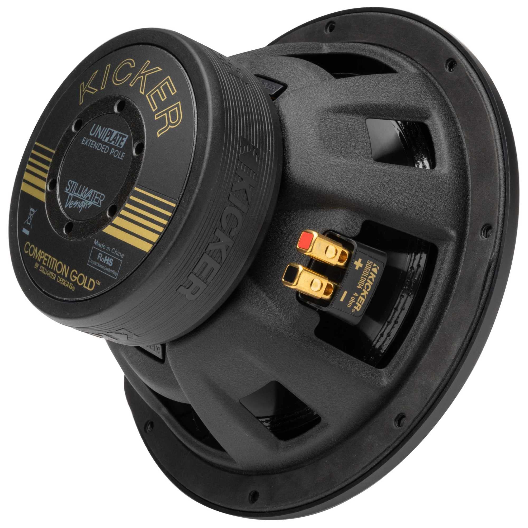 Amazon.co.jp: KICKER 50GOLD104 10インチ (25cm) ゴールドシリーズ 
