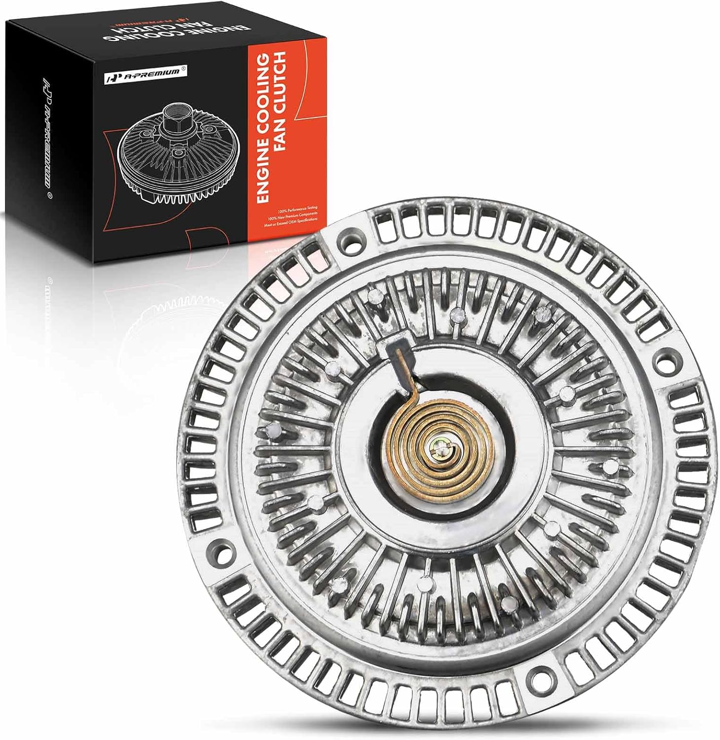 A-Premium Engine Cooling Fan Clutch Compatible with Volkswagen Passat 1998-2005 & Audi A4 A4 Quattro 1996-2001, A6 Quattro 2000-2004, S4, V6 2.7L 2.8L, Replace# 078121350A, 2597