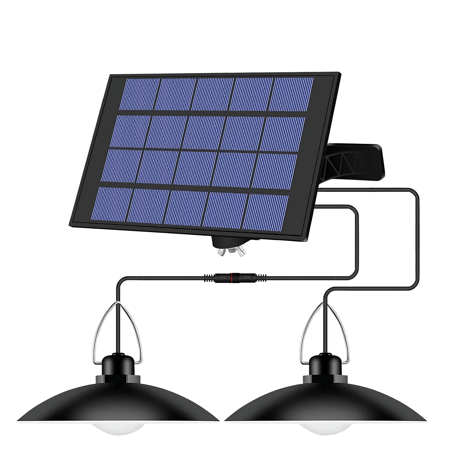 Suspension solaire imperméable avec plafonnier LED rechargeable automatique