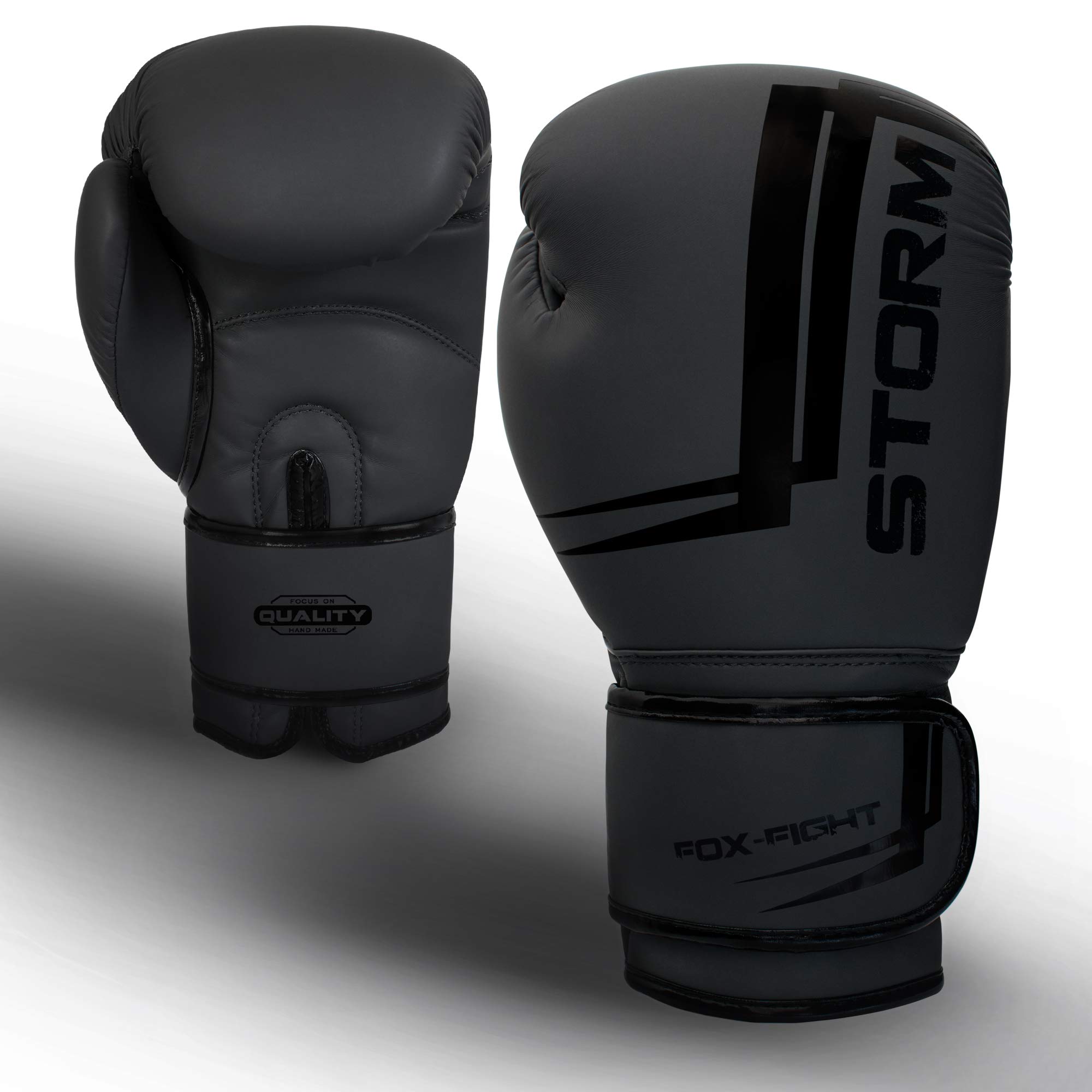 Gants MMA Freefight En Cuir De Vachette – Rembourrage 14-22 Mm – Paume Ouverte 50% – Fermeture Velcro Double – Boxe, Muay Thai, Kickboxing