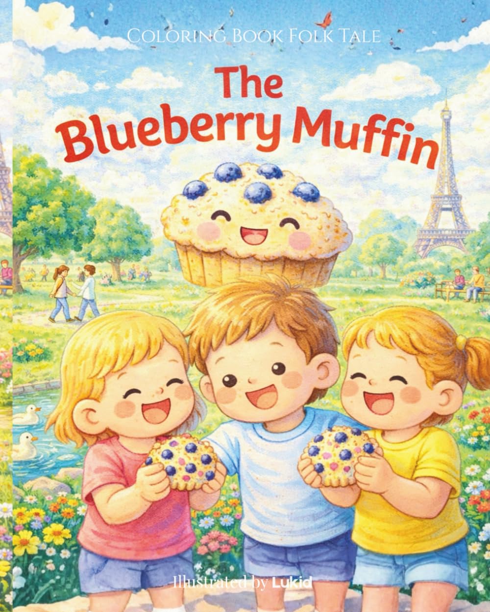 The Blueberry muffin: Coloring Book Folk Tale