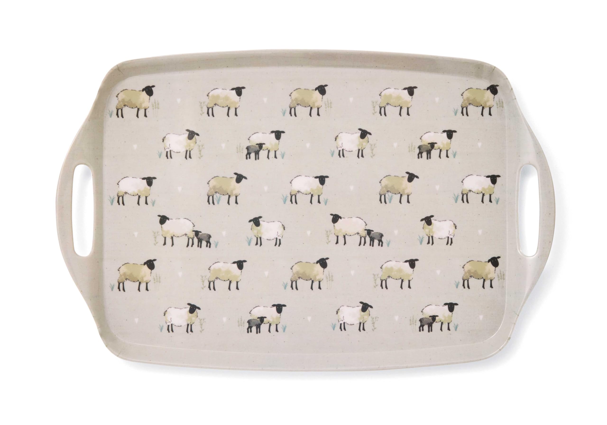 Cooksmart Highland Sheep Small Serving Tray for Food and Drinks