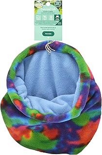Oxbow Enriched Life Cozy Cave, Large, Guinea Pig Hideout, Bunny Hideaway, Rabbit Bed, Polar Fleece Small Animal Hideout for Guinea Pig Cage, Bunny Enrichment, Rat & Chinchilla Habitat Accessory