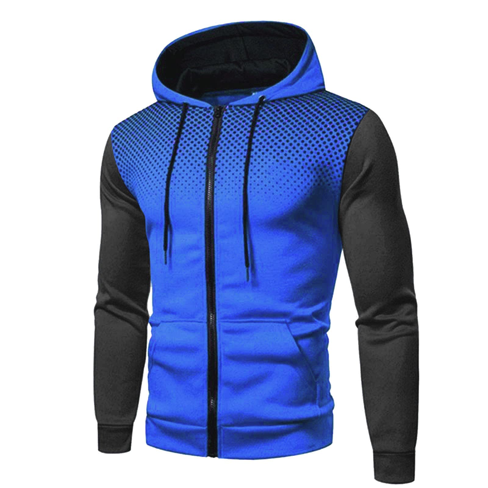 Herren Sweatjacke Mit Kapuze - Oversized Zip Hoodie Für Outdoor & Freizeit