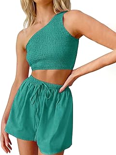 Conjunto de chándal para mujer de algodón ligero, traje de pantalón de dos piezas para playa, vacaciones, mujer, elegante, traje deportivo