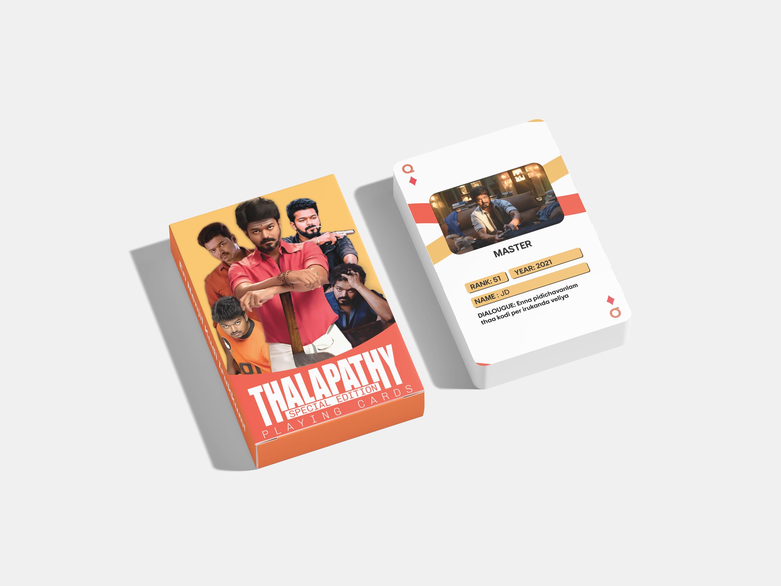 Thalapathy Vijay Movie Collection Playing Cards (B0CWZ5PYKH) Amazon Price History, Amazon Price Tracker