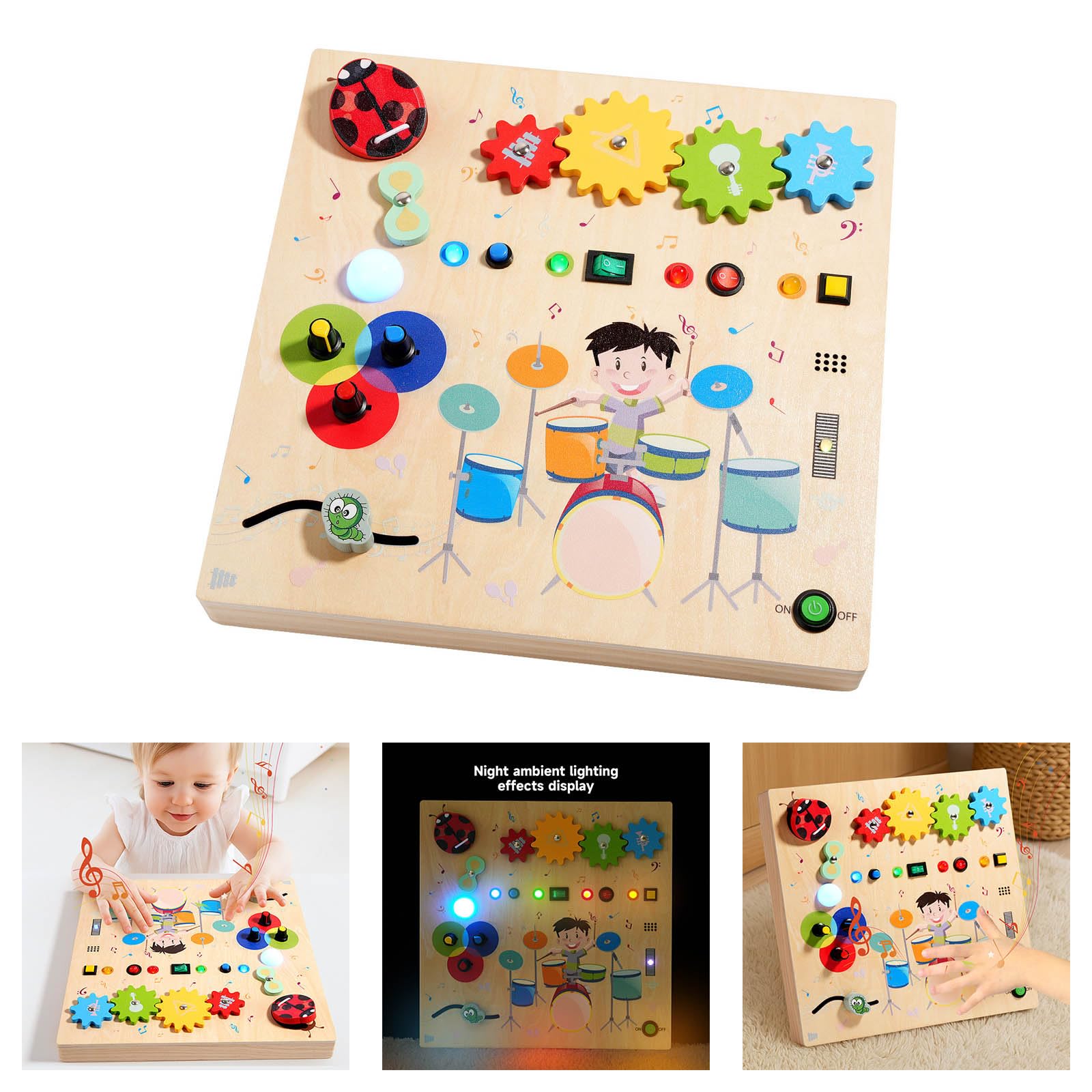 Holz Aktivitätsbretter für Kleinkinder, sensorisches Spielzeug, lustiges Tischspiel, beschäftigte Bretter für frühes Lernen, Hand Augen Koordinationsspielzeug