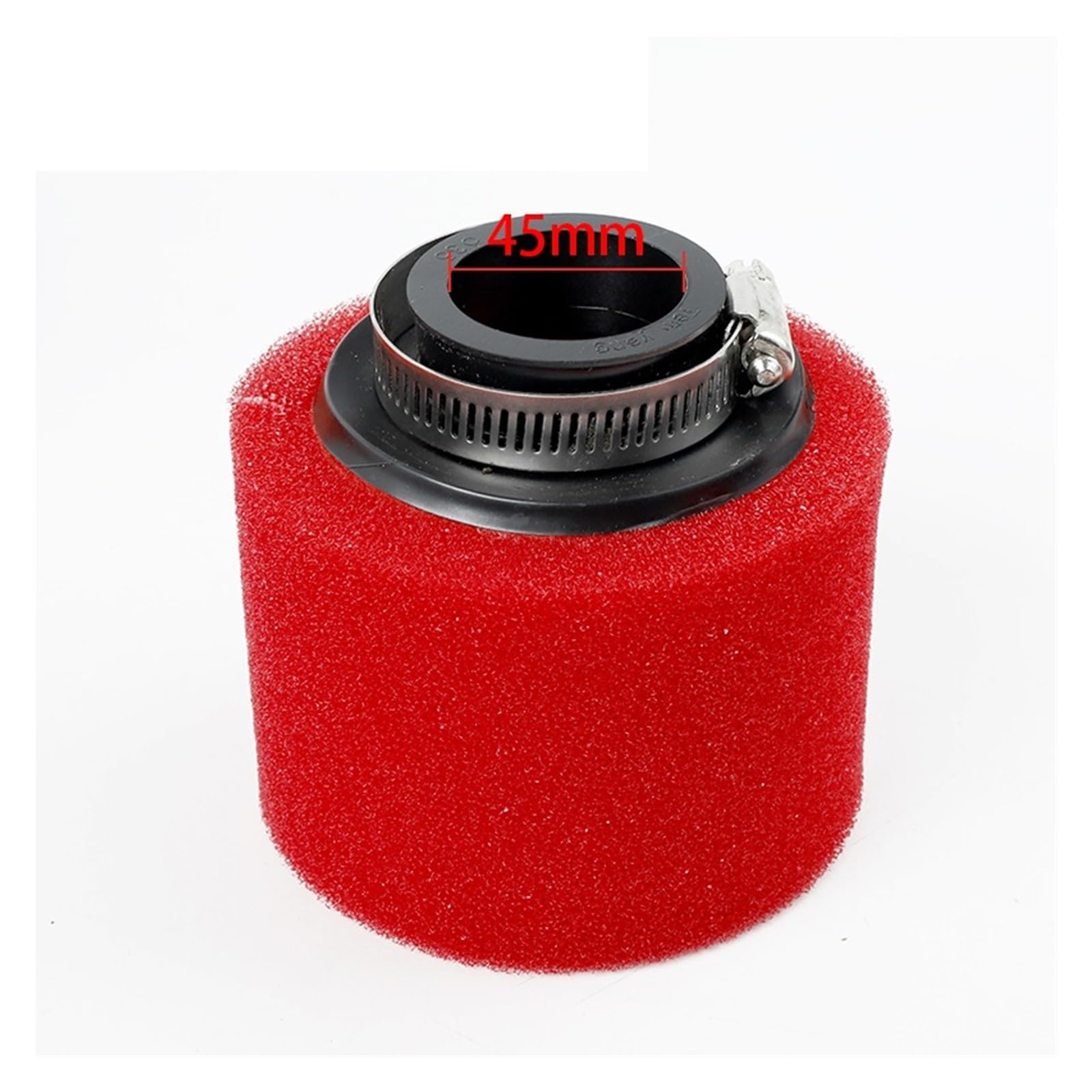 Filtro Aire Motocicleta Filtro De Aire De Espuma Negro Y Rojo 35mm 38mm 42mm 45mm 48mm Esponja Limpiadora Ciclomotor Scooter Dirt Pit Bike Motocicleta