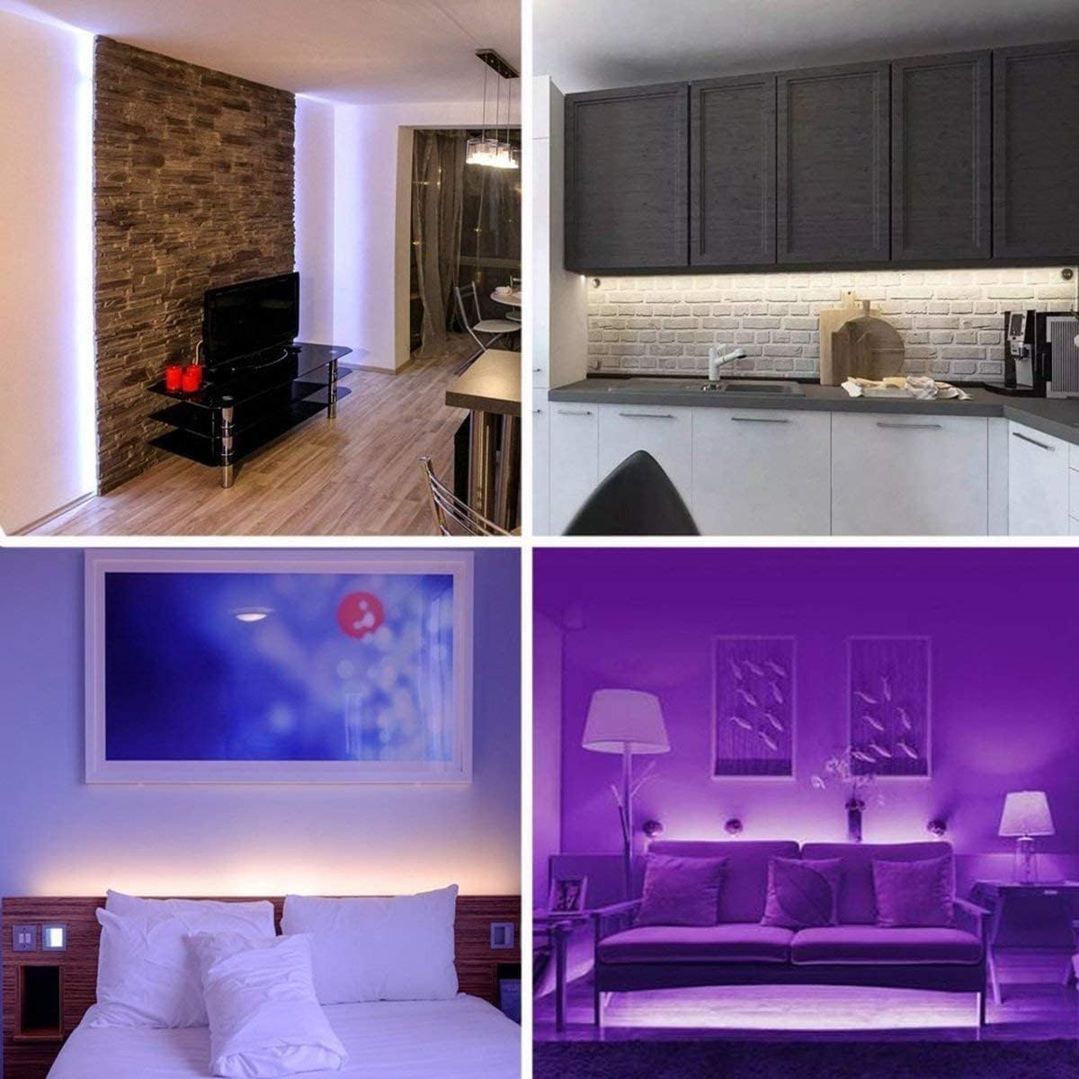 DAYBETTER Waterproof LED Light Strips 66ft, Outdoor LED Strip Lights Color Changing 5050 RGB LED Strip Lights with Remote Control, LED Lights for Indoor Outdoor Use, IP65 (2 Rolls of 33ft) - Image 6