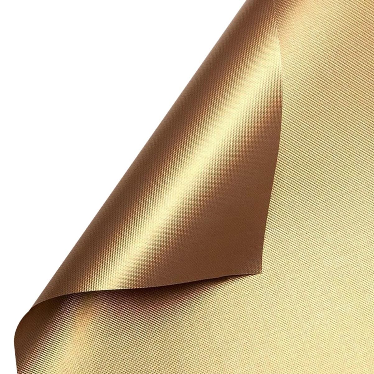 Gogogmee 5Pcs Nonstick BBQ Grill Mats Outdoor Cooking for Easy Grilling Baking Reusable Pad Golden