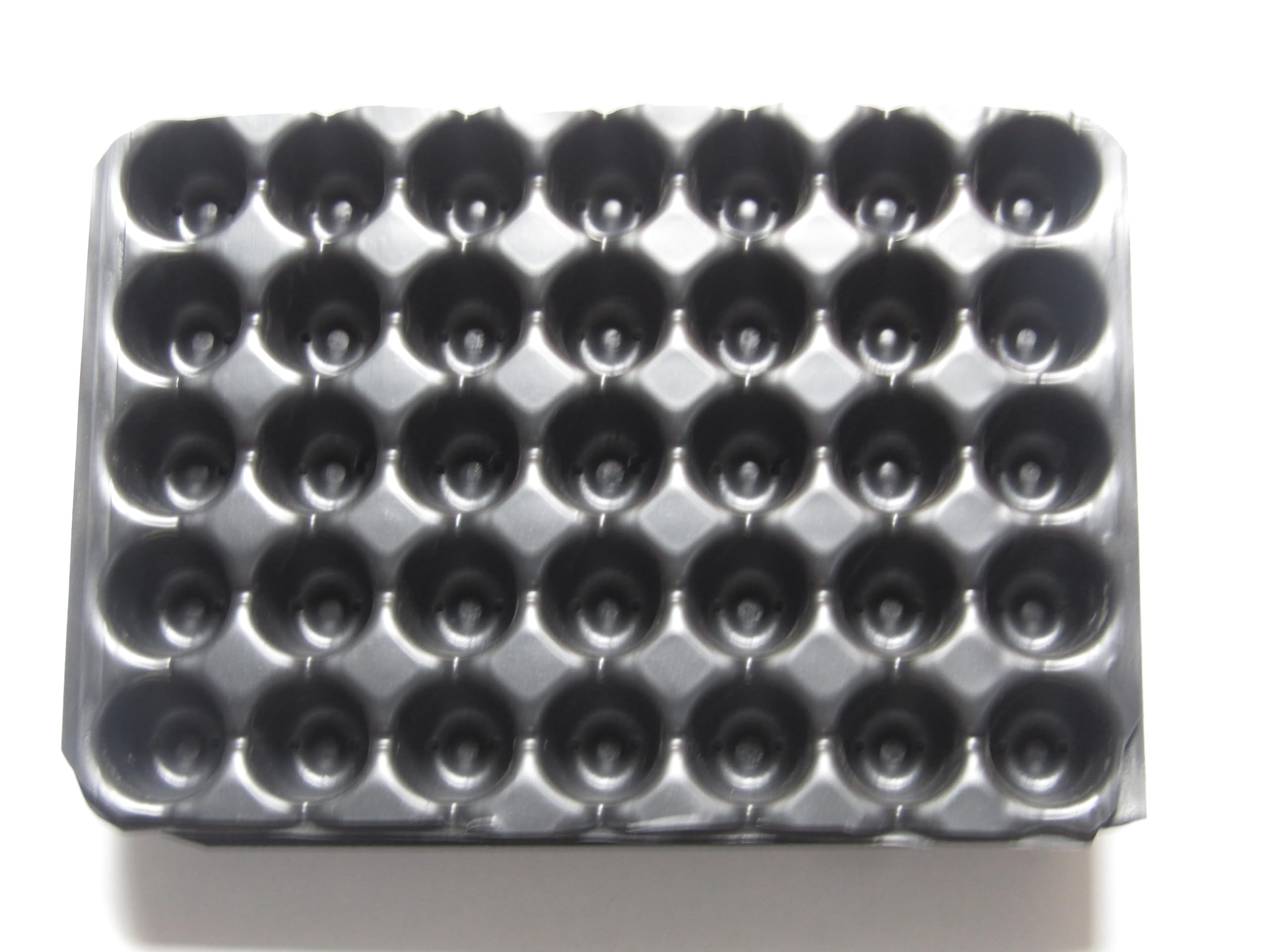Small Size 35 Cavity Nursery Seedling Tray 28cmX20cmX3cm (LxWxH) Pack of 5 | Small Plant Growing Tray-image-41