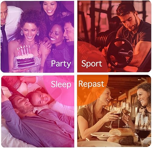 Miniatura 5 de ILC Bombilla LED que cambia de color, 120 colores, luz blanca diurna de 5700 K, equivalente a 70 vatios con control remoto RGBW RGB luz diurna