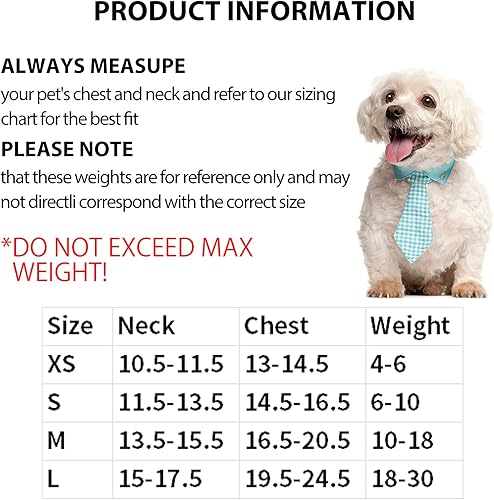 Miniatura 7 de Arnés para perros pequeños, arnés ajustable sin tirones para perros pequeños, cómodo arnés reflectante para perros pequeños y juego de correa con 2