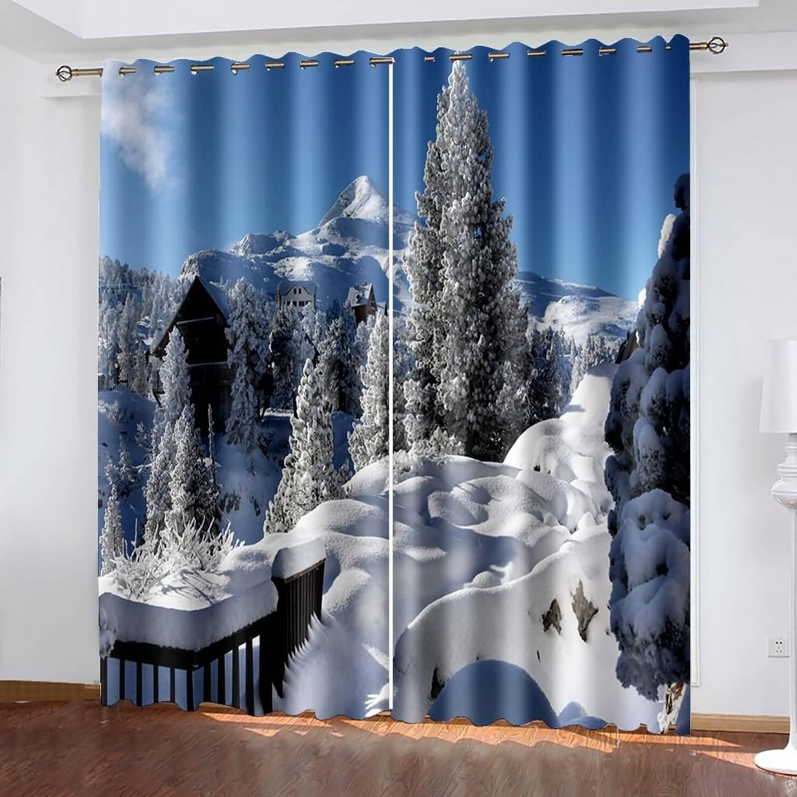 chrisdowa grommet blackout curtains