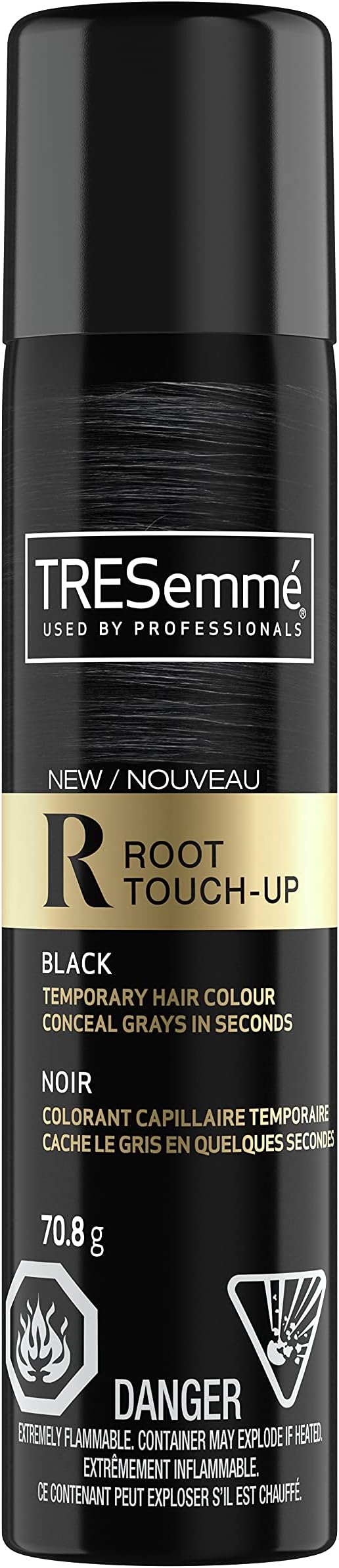 TRESemmé Root TouchUp Hair Spray conceals greys in seconds for black