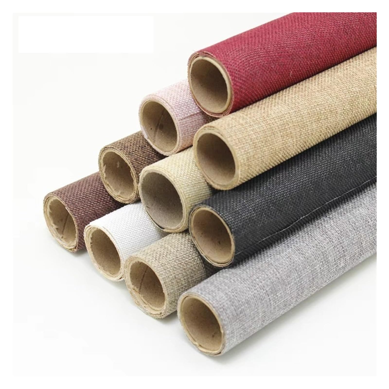 Tela Autoadhesiva Lino Parche autoadhesivo for reparación de lino, adhesivo for sofás, asientos coche, bolsos y carteras. Lámina adhesiva for Para Sofás, Muebles, Cortinas(Dark gray,100x145cm)